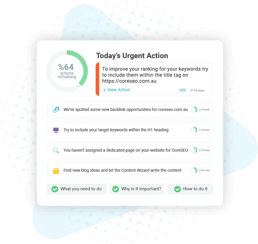 Monthly SEO Roadmap